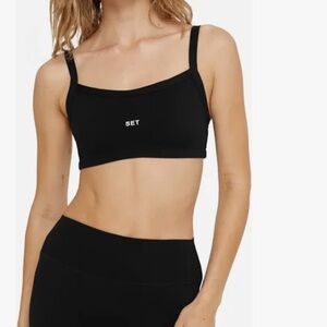 SET Active Black Sports Bra